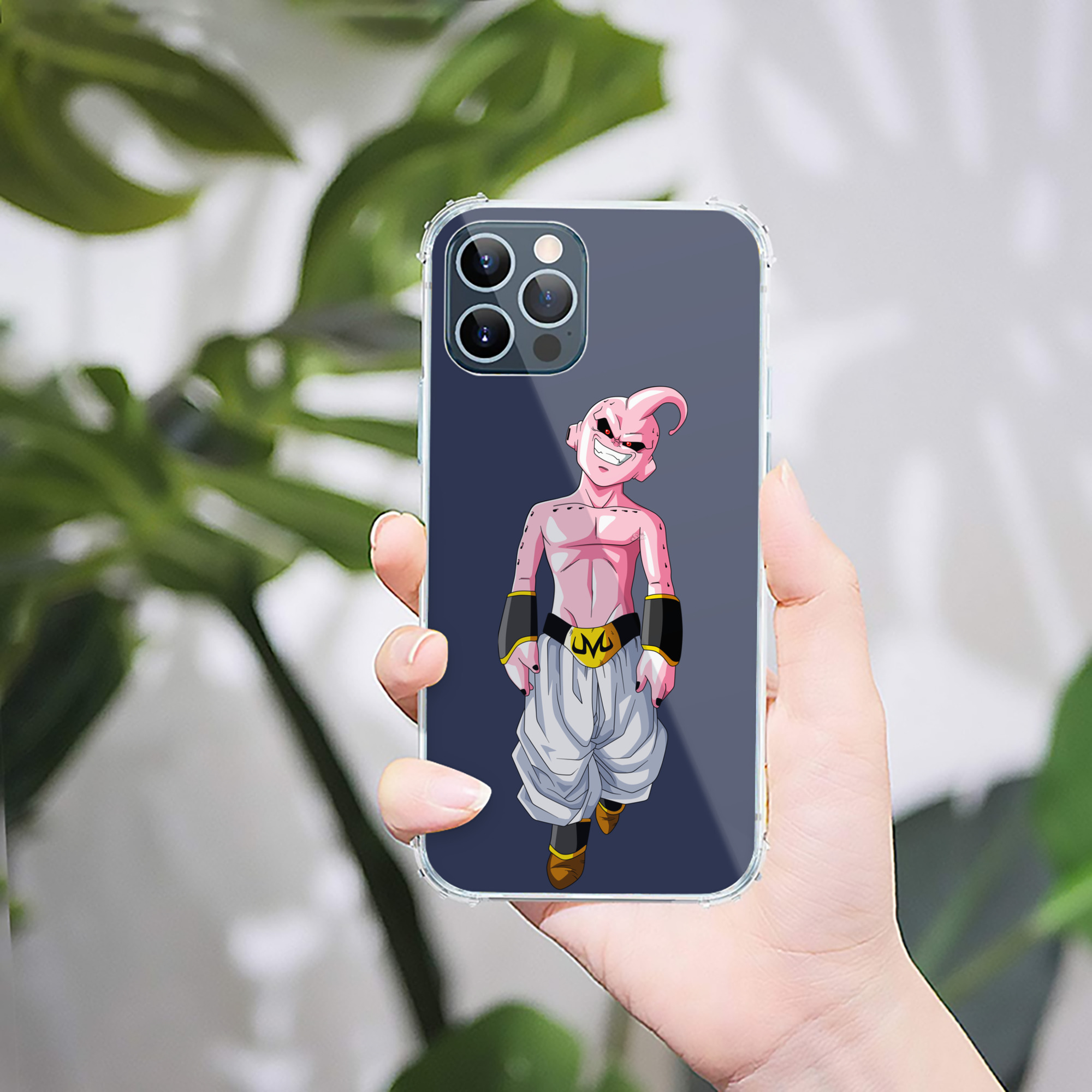 （画像用） ドラゴンボール 魔人ブウ DRAGON BALL Majin Buu 【iPhone 12シリーズ対応】透明スマホケース（クリアソフトケース）